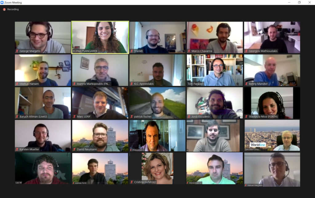 Screen shot from KOM meeting kom-consortium-copaEU
